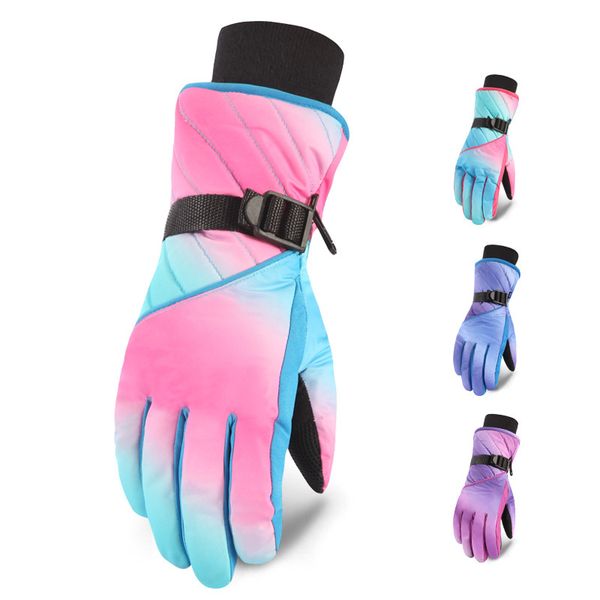 

winter skiing gloves warm waterproof snow gloves women snowboard
