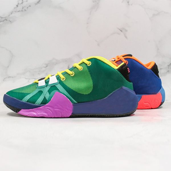 

мужчины красочные адетокунбо увеличить freak 1 фиба греция зеленый фиолетовый виноградный америка дизайнерские кроссовки signature баскетбол