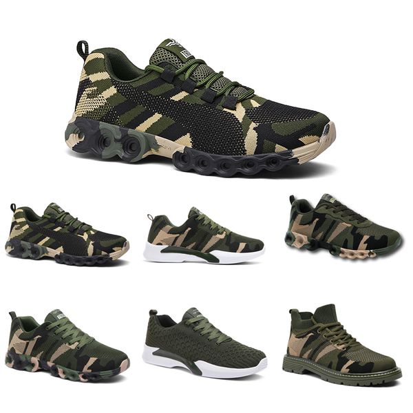 

2020 non-brand chaussures designer shoes men women running shoes camouflage army green outdoor trainer siez 36-44 item 205, White;red