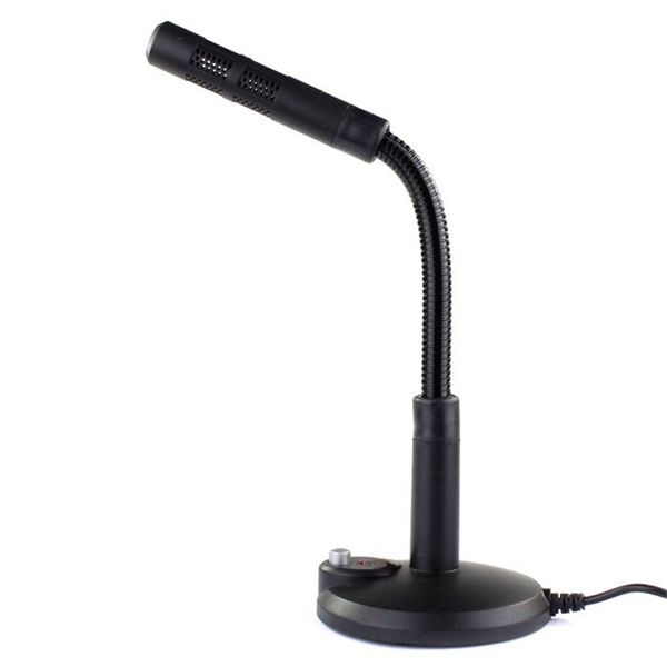 

new usb flexible neck pro hi-fidelity dynamic deskmicrophone for pc lapcomputer very nice