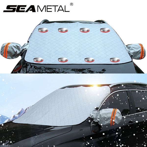 

car covers magnetic auto window screen protect cover frost ice snow dust shield car windscreen sunshades covers accessories