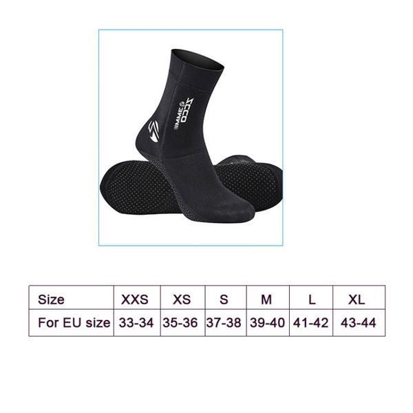 

3mm men women diving socks boots water shoes non-slip beach boots wetsuit shoes anti-scratch snorkeling diving surfing boots