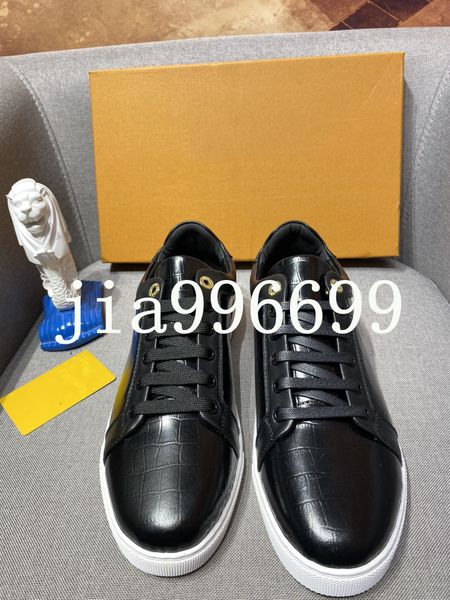 

2019 новой мода мужской повседневной обуви роскошной настольная обуви на открытом воздухе спортивной обуви простой мода удобного fdzhlzj, Black