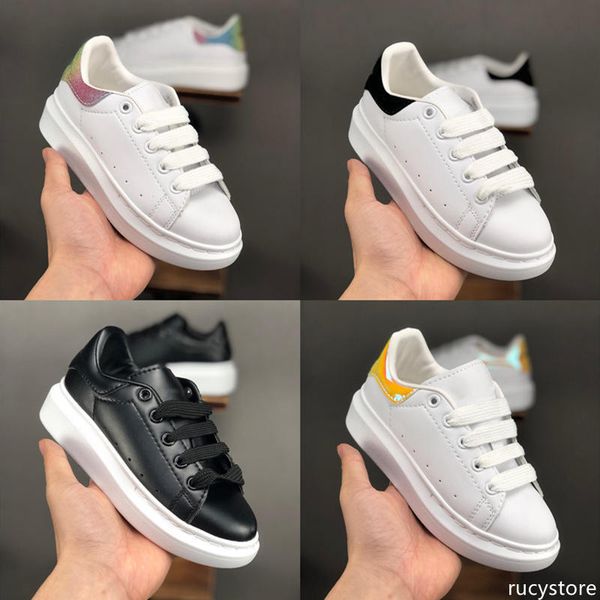 

19ss big kids casual shoes for kids children boys girls trainers luxury fashion designer sneakers outdoor toddler shoes size 24-35