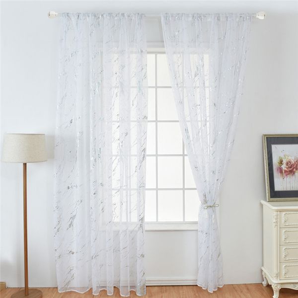 

ouneed pure color willows curtain home textile drape panel daylight protection sheer scarf valances for window dropship apr18