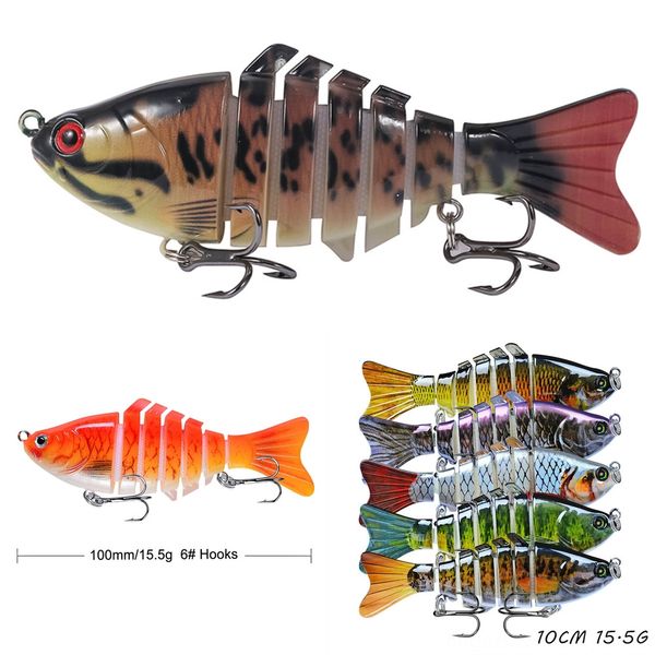 

wesap multi-colored fish lead 8g 15g luya fake bait hooks three anchor with and single hook bait fishing gear