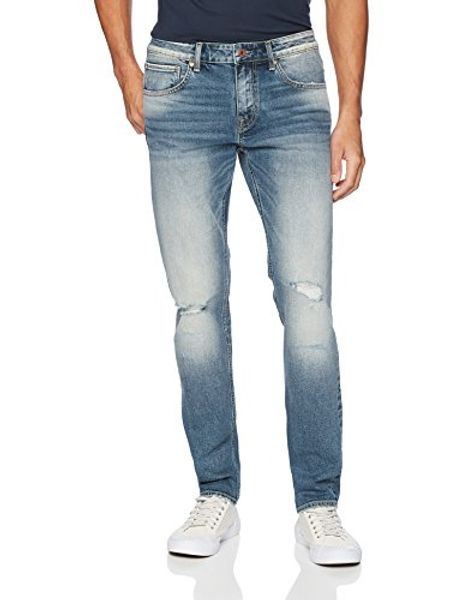 

denim garage classics men's slim-fit stretch jean vintage blue