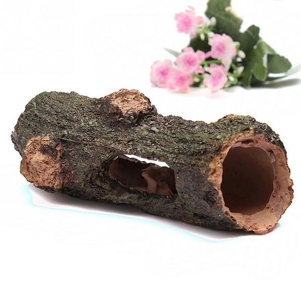 

fish tank aquarium ornament simulation unique fountain decoration tree log decoration polyresin hollow trunk tree log wood