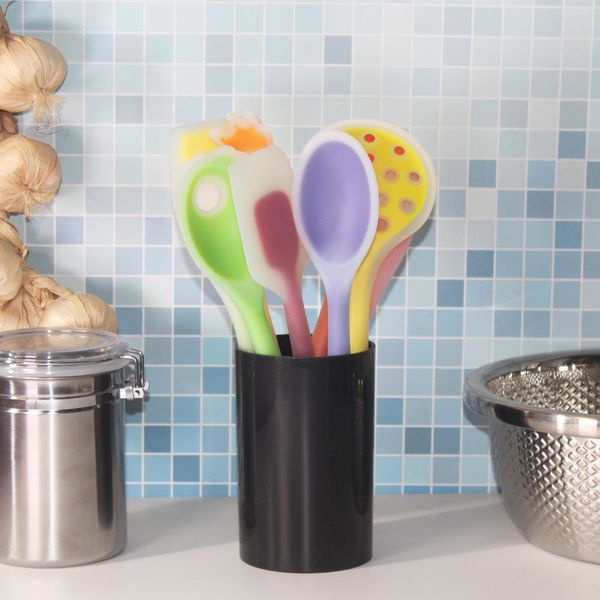 

retail 1pc cookware nylon and food grade silicone kitchen cooking tools spatula and spoon cooking utensils kitchenware 9 style
