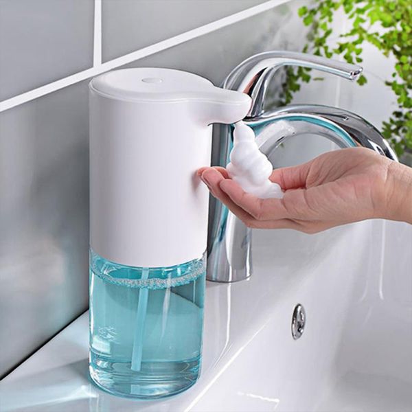 

large-capacity automatic foaming hand washer infrared sensor soap dispenser waterproof transparent soap dispenser