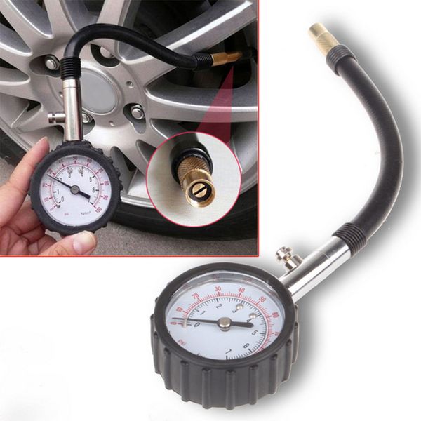 

2017 new long tube auto car bike motor tyre air pressure gauge meter tire pressure gauge meter vehicle tester monitoring system