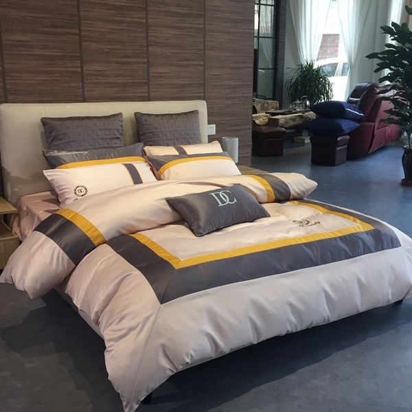 European Modern Business Bedding Wash Silk Version Cotton