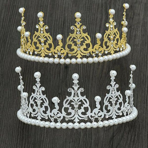 

2020 New Festive or Party Supplies Vintage Crown Cake Topper Decor Queen Princess Cake Party Baby Girls Birthday