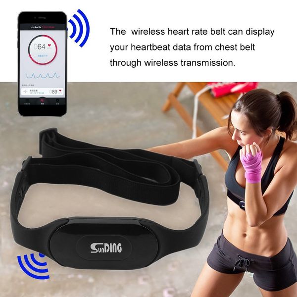 

fitness band heart rate monitor bluetooth wireless waterproof sports heart rate belt perform calories and fat calculation