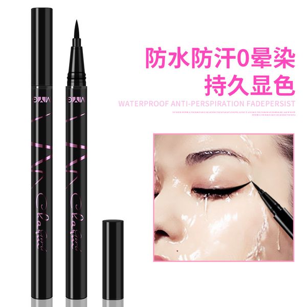 

brand liquid eyeliner pencil make up cosmetic waterproof matte black eye liner pencil make up with retail box 1pcs