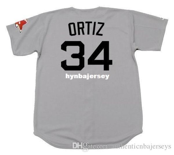 

custom david ortiz boston stitched 2009 majestic vintage away baseball jersey retro mens jerseys running, Black;blue