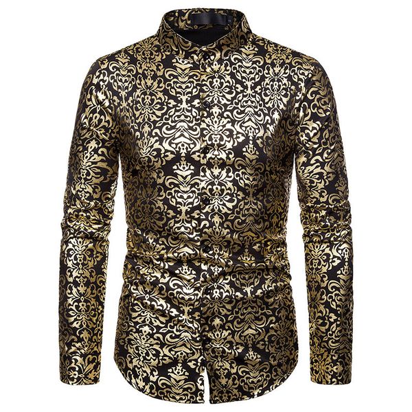 

men fashion shirt long sleeve streetwear streetwear printed clothing brand comfortable comfortable regular-fit male, White;black