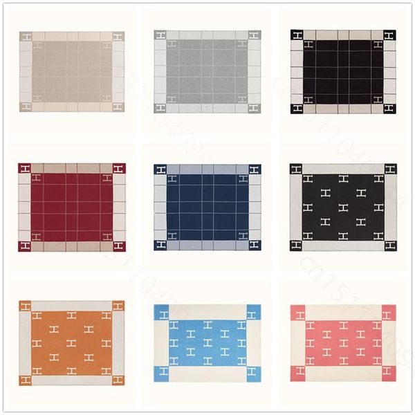 

letter h blanket new h plaid throw blanket crochet soft wool scarf shawl portable warm sofa bed fleece knitted cape pink blankets