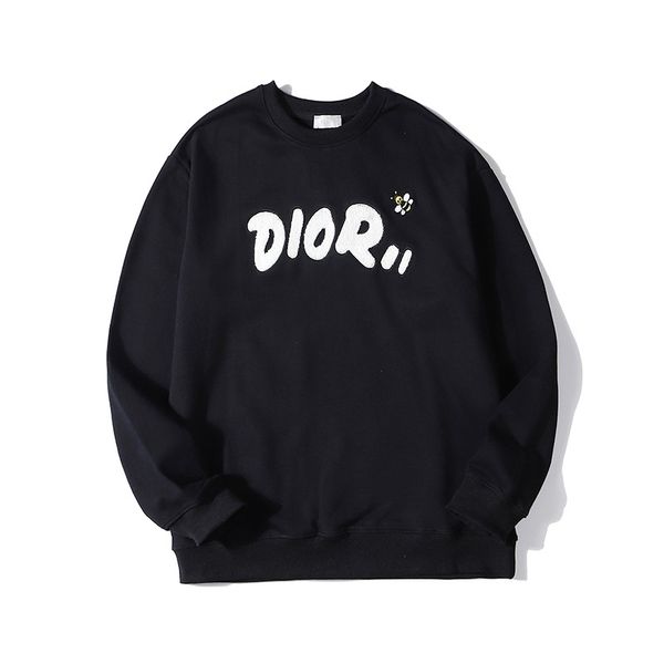 

women hoodies sweatshirts pullovers sweater letter embroidered hip hop streetwear mens m8 dior sweatshirt, Black