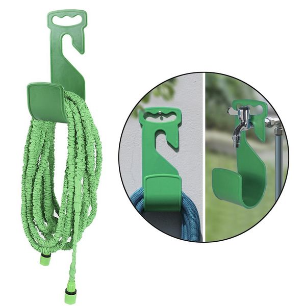 

home green hanger hook abs expandable durable storage flexible garden wall mounted hose holder rack portable