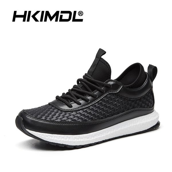 

hkimdl leader show men casual shoes comfortable fashion sneakers for men shoes outdoor leisure footwear black zapatillas
