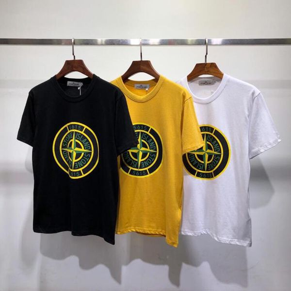 

19ss men's t-shirts summer new designer short sleeved t shirts casual hip hop men clothes size m-2xl, White;black