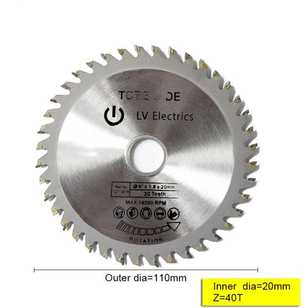 

1pcs tct woodworking circular cutting saw blades 30/40teech hard alloy multipurpose wheel discs wood cutting blade