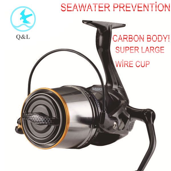 

q&l 5 species carbon reel spinning fishing reel bearing balls 1000-14000 series coil spinning reel sea fishing fishing wheel