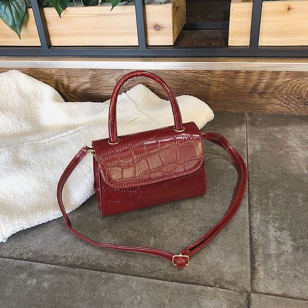 

women retro portable small square bag wild shoulder bag messenger dropshipping borsa a tracolla da donna#40