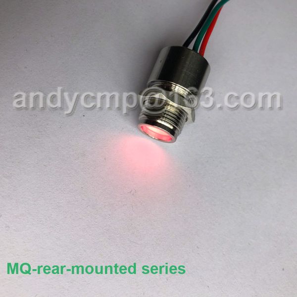 LED Indicator 25mm Thread Metal 12V Light Panel Signals Blue Control IP67