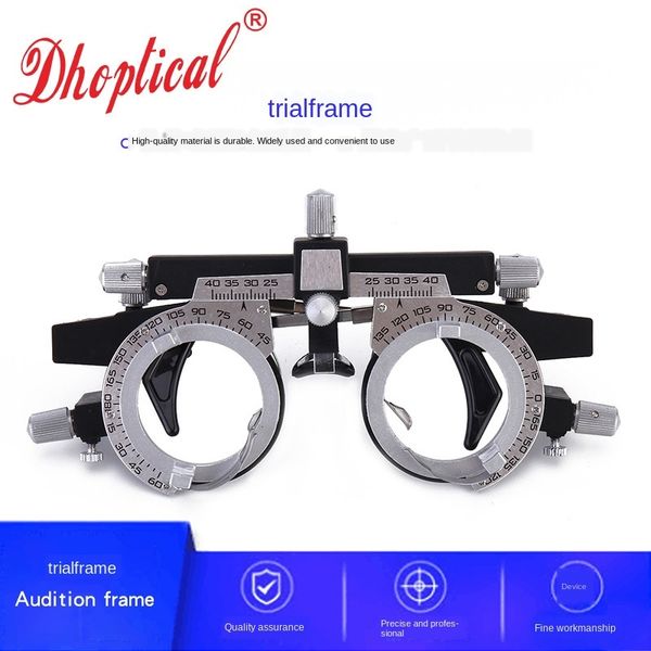

metal optometry frame glasses tool glasses optometry frame tool adjustable pupil distance light, Silver