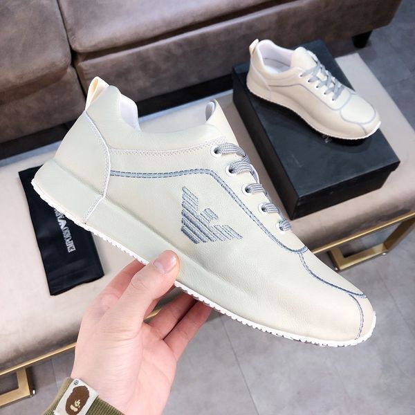 

new luxury men's triple star fashiondesigner platform men's shoes party casual shoes jogging sneakers classic vintage pattern retr