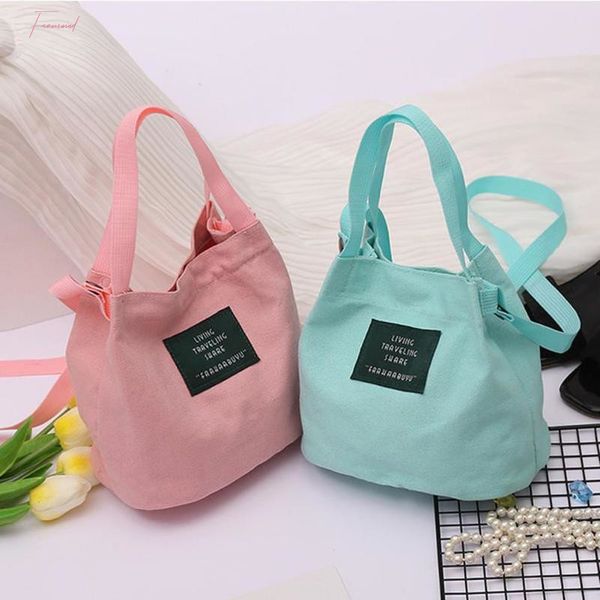 

small shoulder handbags canvas women crossbody satchel bucket bags clutch