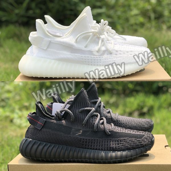 

Buy 350 V2 Shoes Glow in the Dark Kanye West Clay True Form High Quality Soft-boosts Hyperspace Static White Black Seankers Basketball Shoe