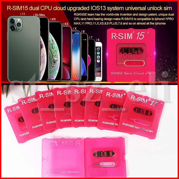 

rsim15 rsim15 r sim15 r sim 15 rsim 15 r-sim15 unlock card ios 13 updated auto unlocking for iphone xs x 6 7 8 11 universal unlocking