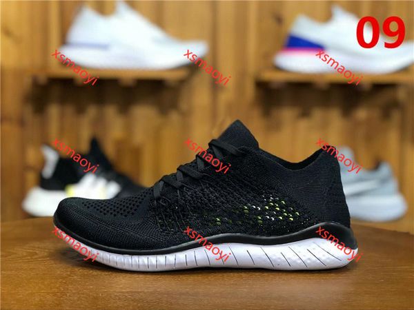 

breathable lightweight knit fashion sneakers hococal running trainers size36-45 rn 5 5s men women running shoes, Black