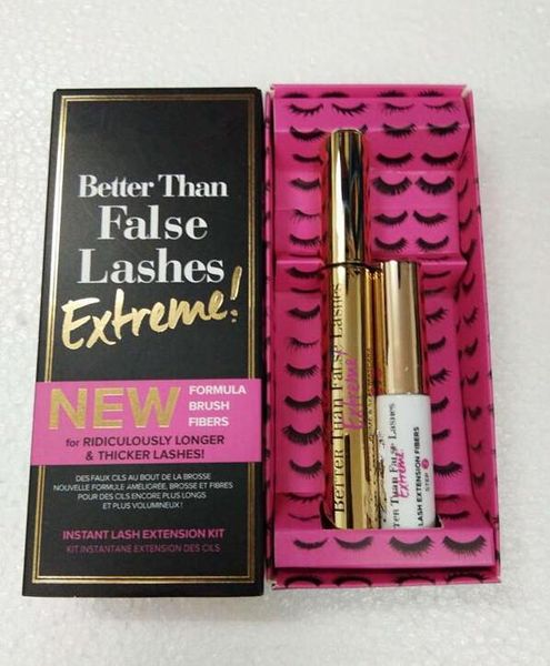 

Тушь для ресниц Dropshipping Better Than False Lashes с кисточковыми волокнами.