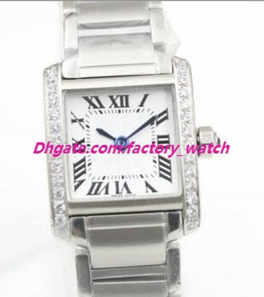 

women watch wristwatch quartz w4ta0008 25.35 x 20.3mm white dial diamond border stainless steel bracelet luxury lady watch ing