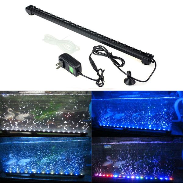 

hsu 2019 18 led 47cm aquarium fish tank submersible underwater air bubble light aquarium accessories decoration