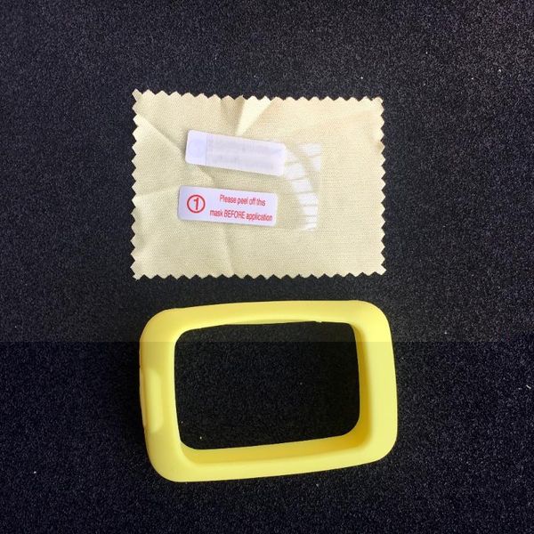 

310) outdoor cycling computer silicone rubber protect case + lcd screen film protector for 310