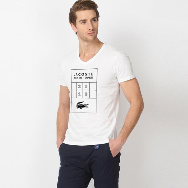 

t shirt for men tide card hip-hop cotton t-shirt color short sleeve, White