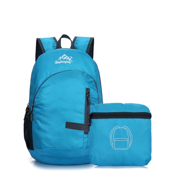 

durable nylon folding backpack lightweight outdoor travel hiking backpack portable camping daypack