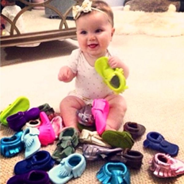 

tassel leather baby moccasins spring autumn soft toddler shoes infant newborn crib shoe 0-18 months slippers