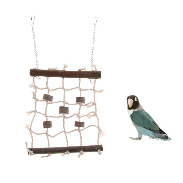 

parrot climbing net cage ladder toy bird chew toy for macaw cockatoo budgies