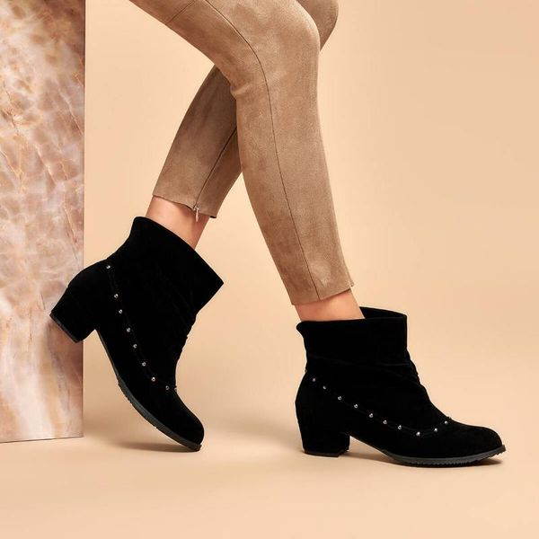 

flo madison85z черный женщин сапоги butigo, Black