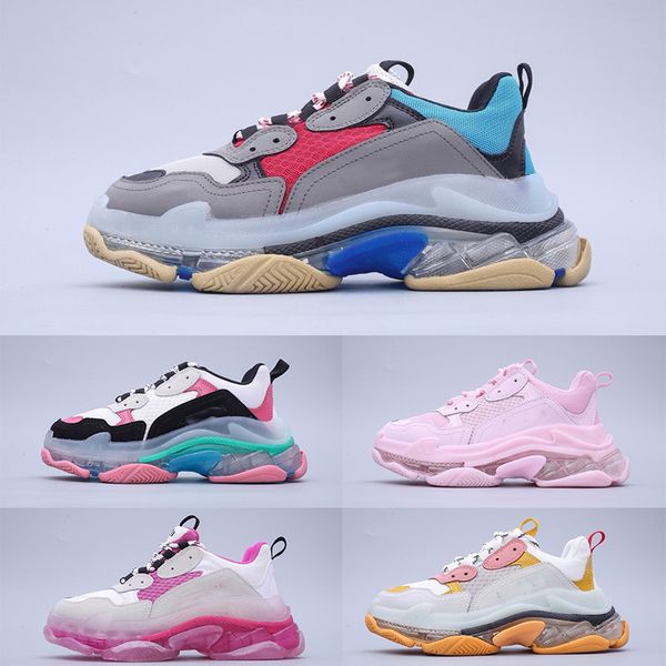 

2020 triple s designer shoes for men women platform sneakers black white mens trainers sports sneakers outdoor casual balenciaga shoes