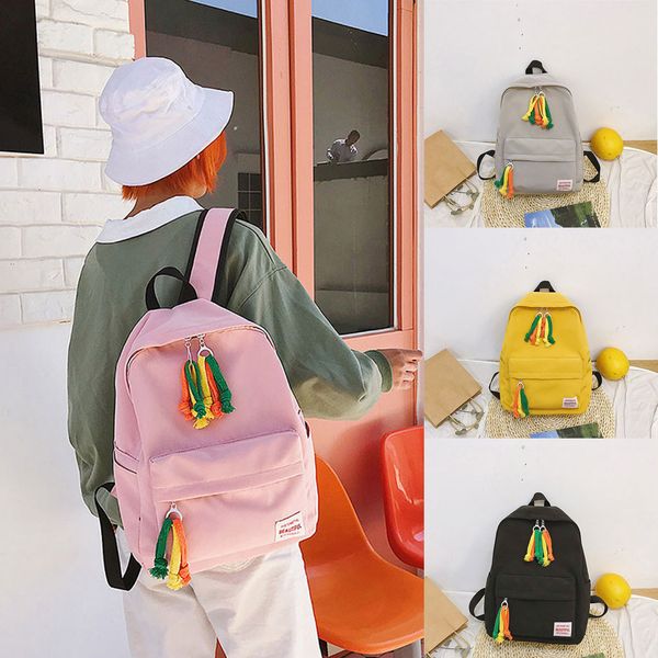 

fashion candy color backpack girls small travel school backpacks shoulder bags in buckets for summer
