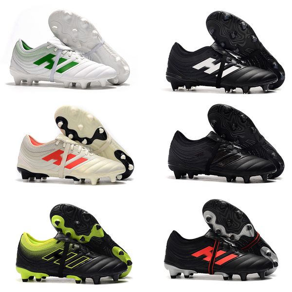 

mens copa gloro 19.2 fg champagne black white green soccer football shoes boots 19 scarpe calcio cleats size 39-45