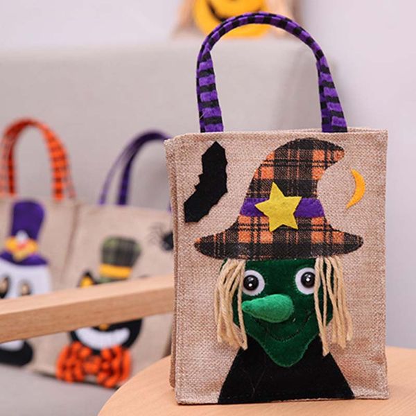 

4 styles halloween trick or treat pumpkin ghost spider kids tote bag halloween props candy bags gifts bags 20% off