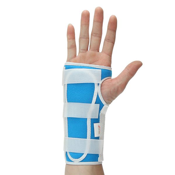 

brand new breathable sports safety brace bandage belt splint sprains brace belt carpal tunnel hand wrist support useful, Black;red